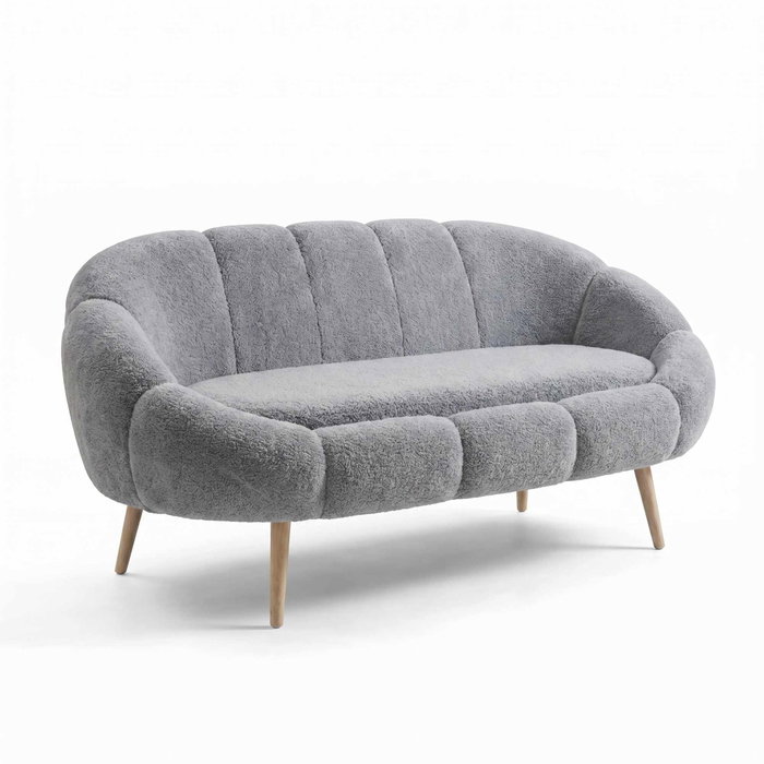 Atelier Del Sofa Lida - Sofá de 2 Plazas Gris